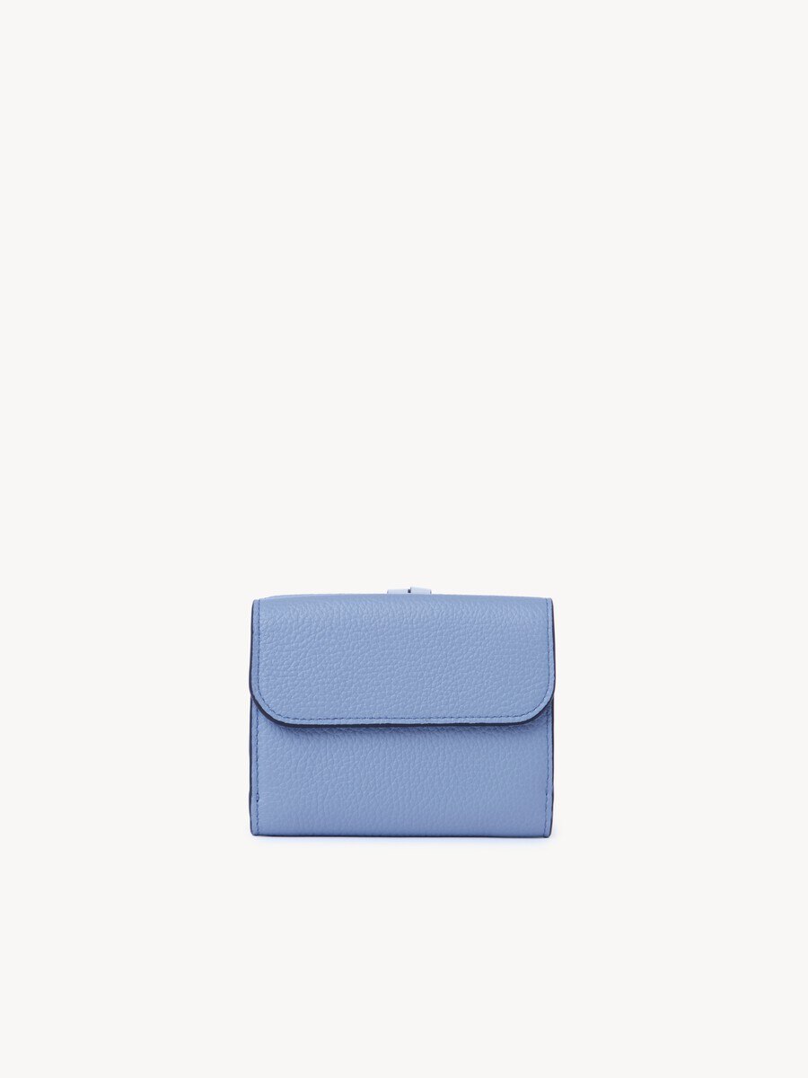 Small Alphabet tri-fold in grained leather - 3