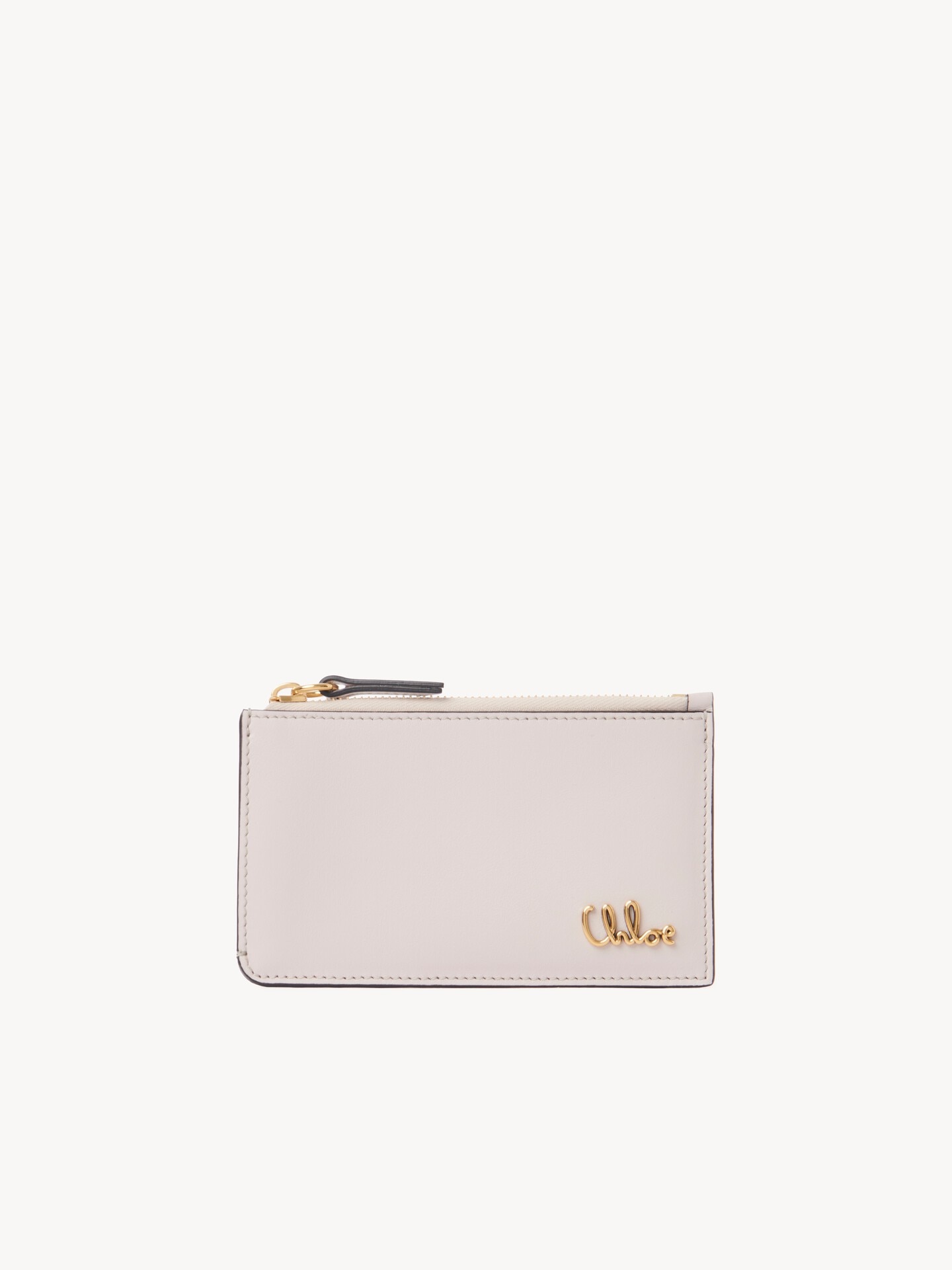 Small Chlo&eacute; Iconic purse with card slots in grained leather - 1
