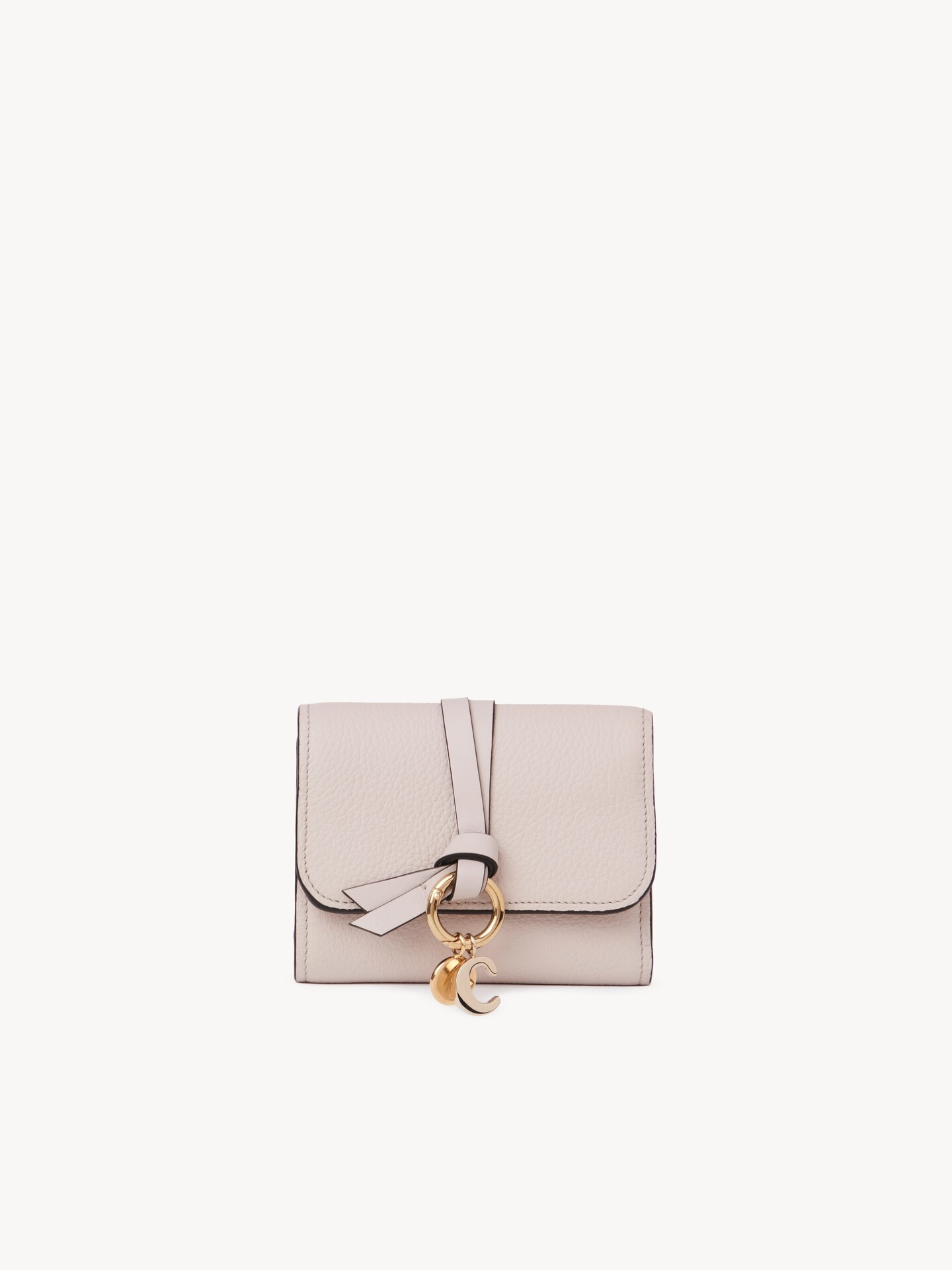 Small Alphabet tri-fold in grained leather - 2
