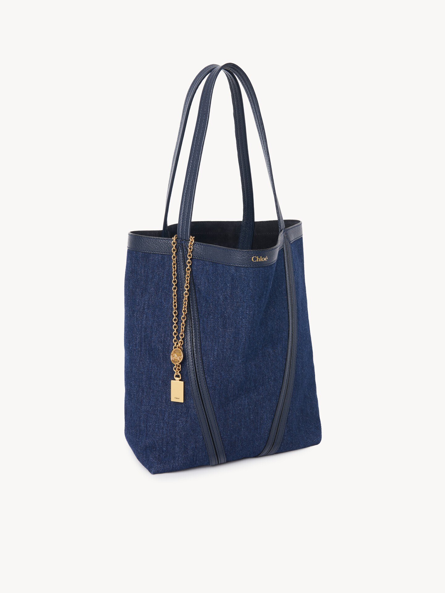 c*s様 Chloé デニム トートバッグ デニム製Chloé Spinトートバッグ Submarine Blue - Chloé