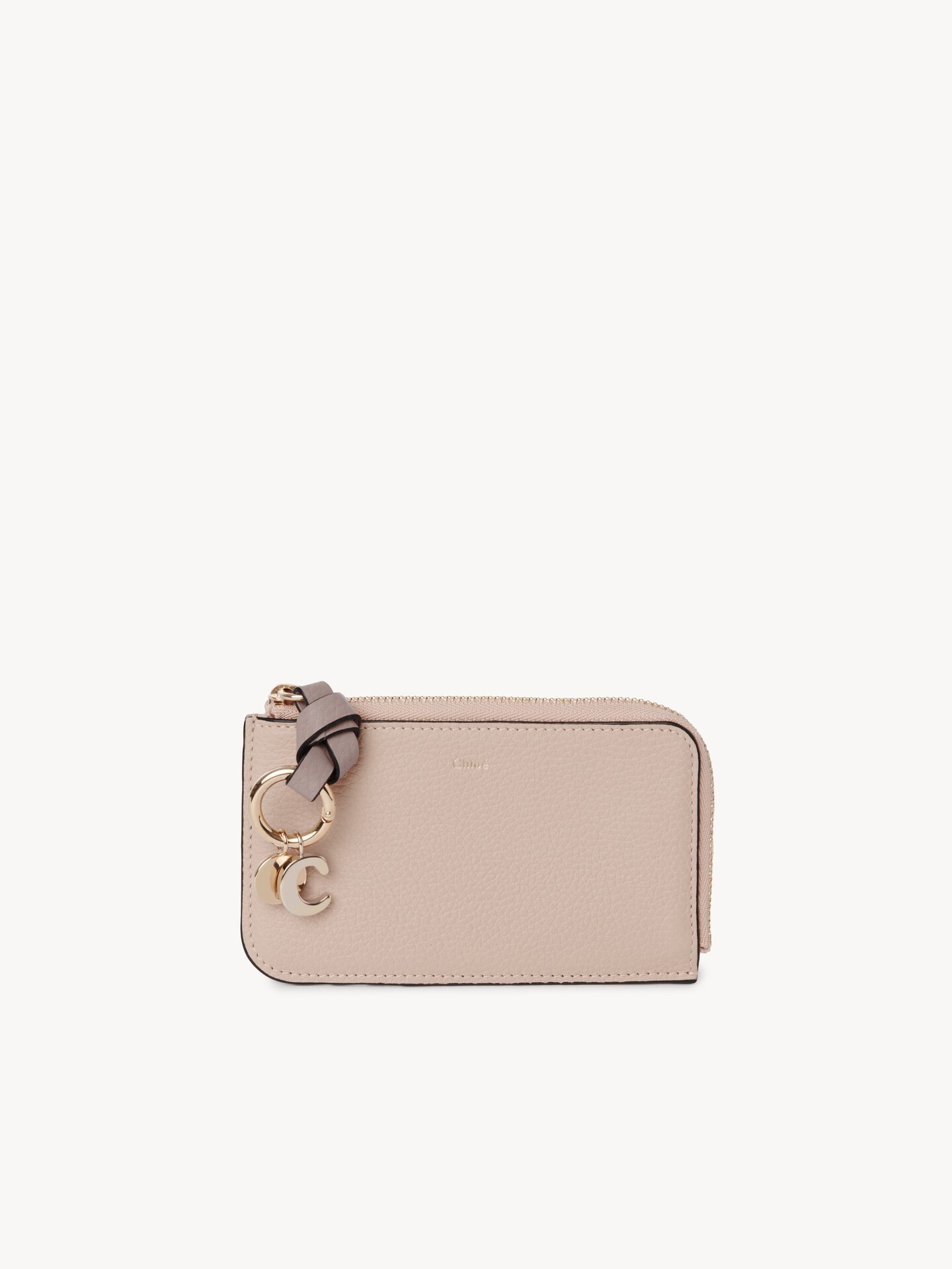 Alphabet wallet in grained leather - 2