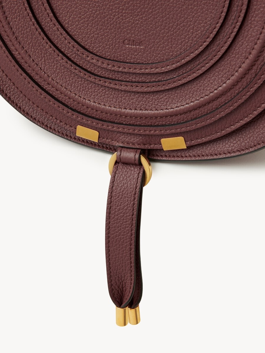 Marcie Satteltasche aus genarbtem Leder - 6