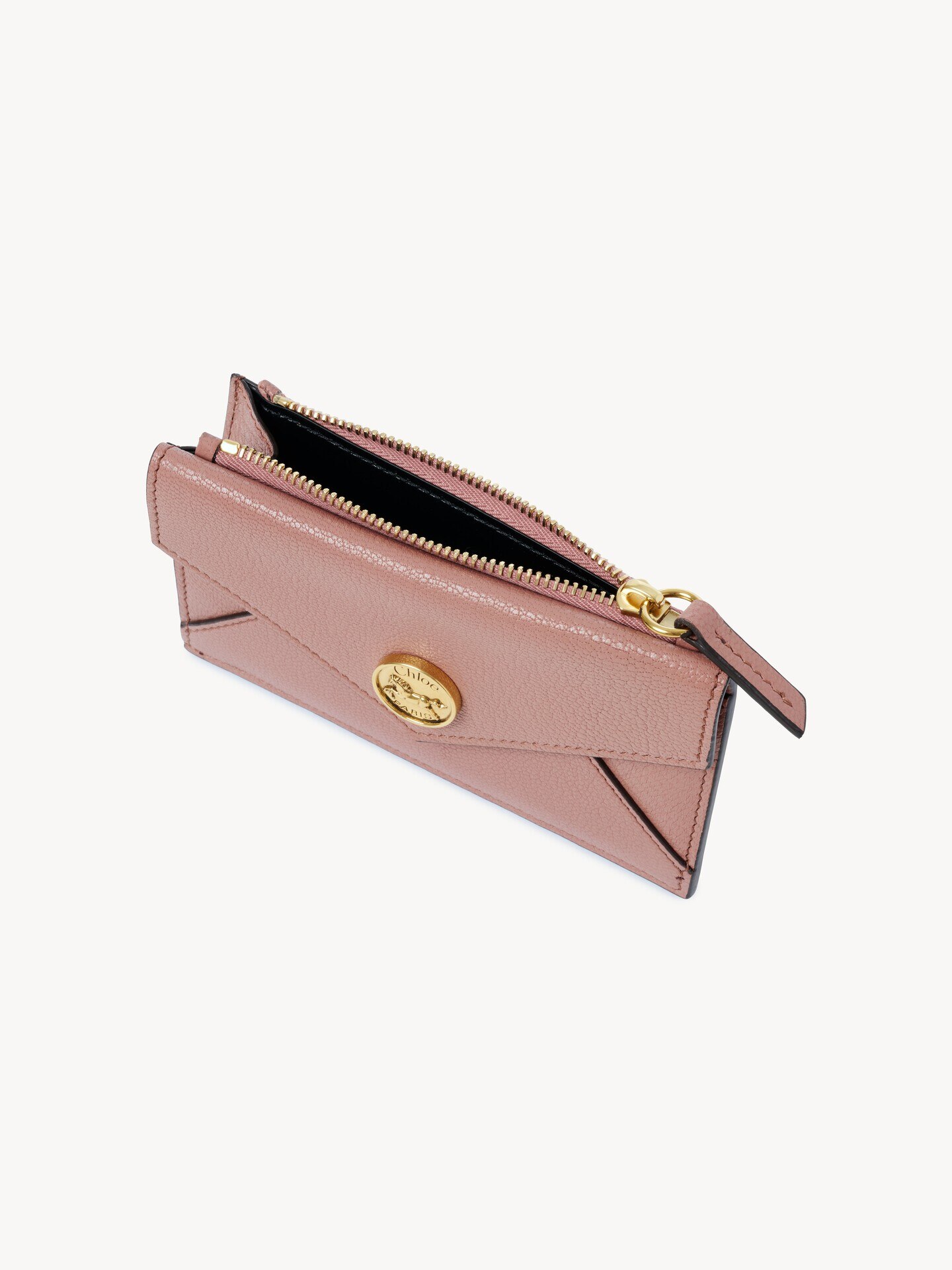 グレインレザー製カードスロット付きEnvelopeスモール ウォレット - 5