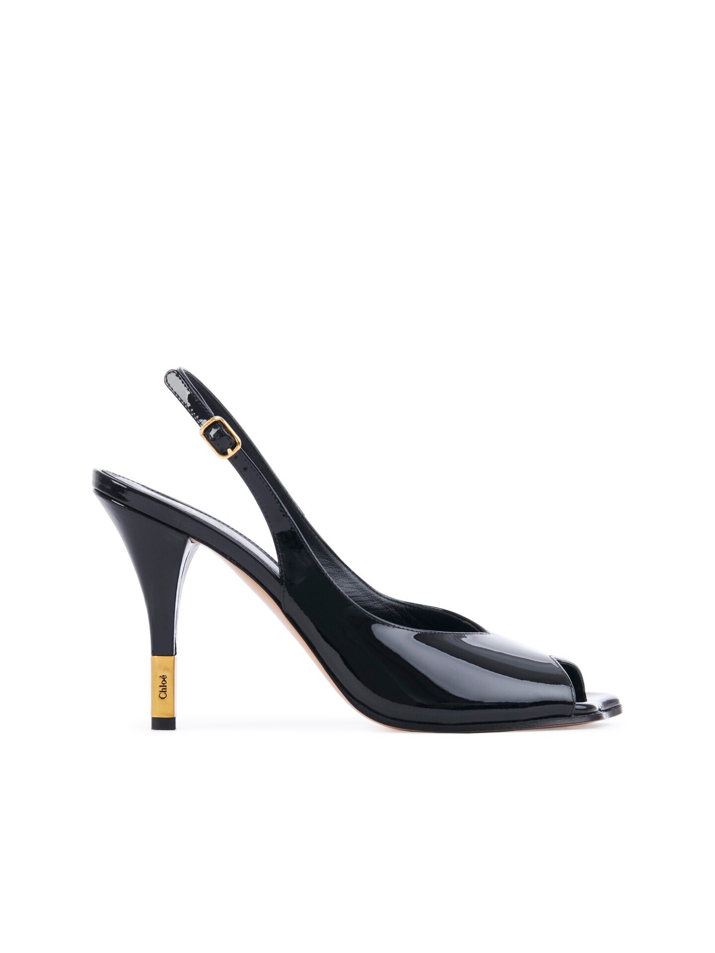 Flowerヒール サンダル ブラック - Chloé