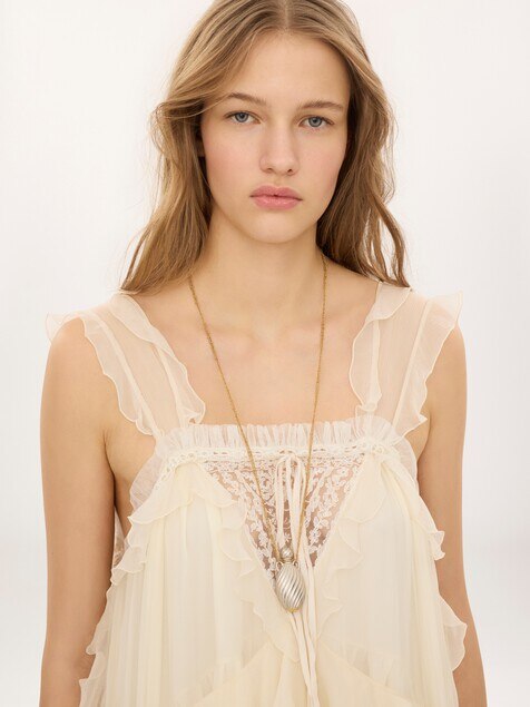 Collier pendentif Chlo&eacute; Mirror