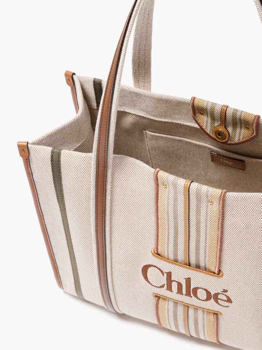 Bolso tote Woody Loop de lona - 6
