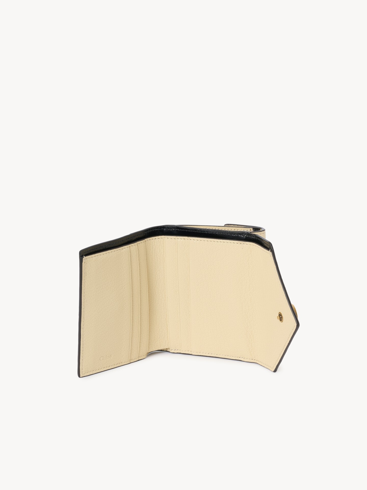 Small Envelope tri-fold in grained leather - 5.0