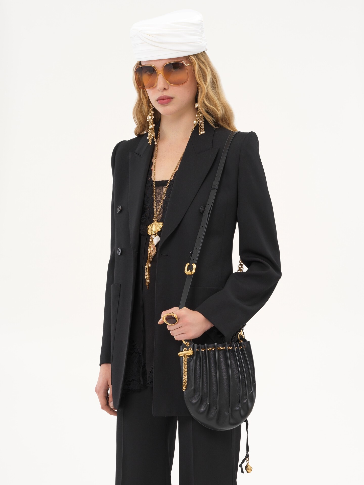 ソフトレザー製Sea Treasuresクロスボディバッグ 白 - Chloé