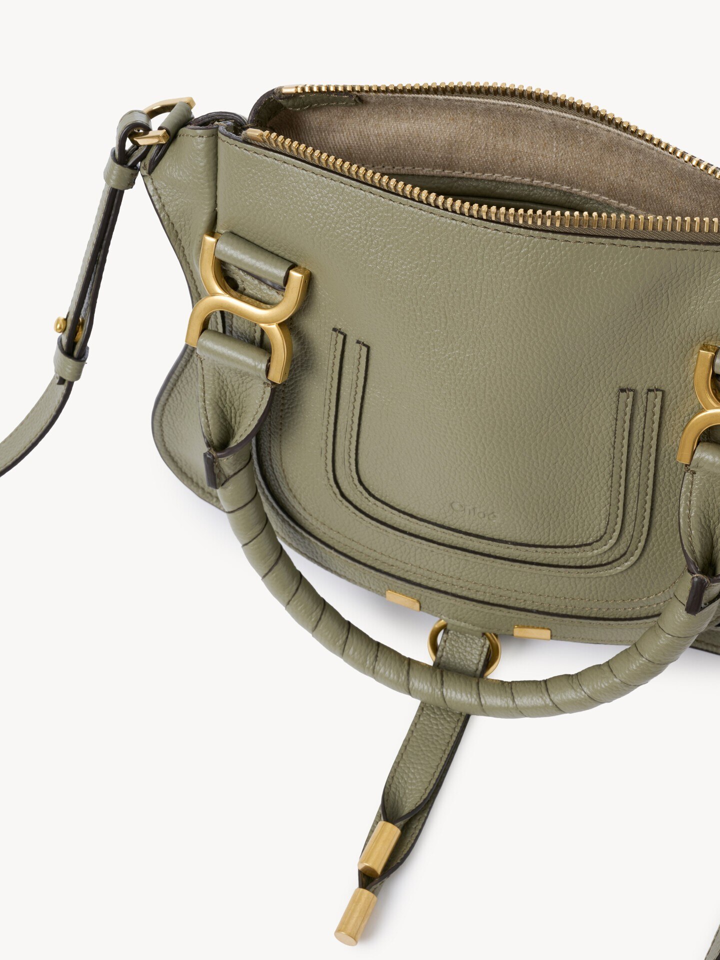 Small Marcie bag in grained leather - 6