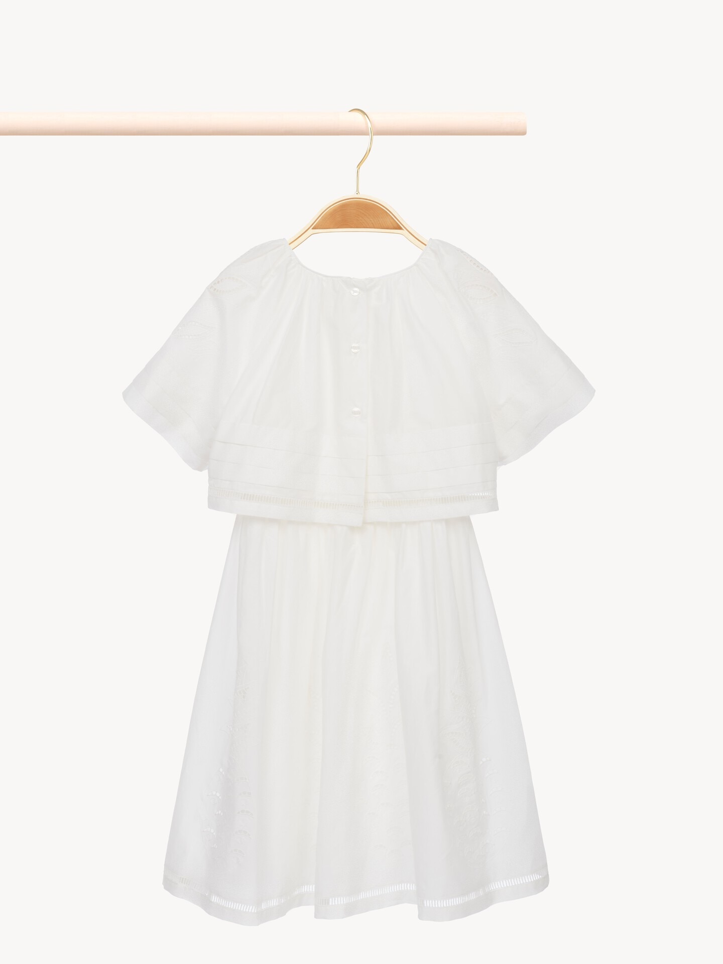Kids' short-sleeve long dress - 3