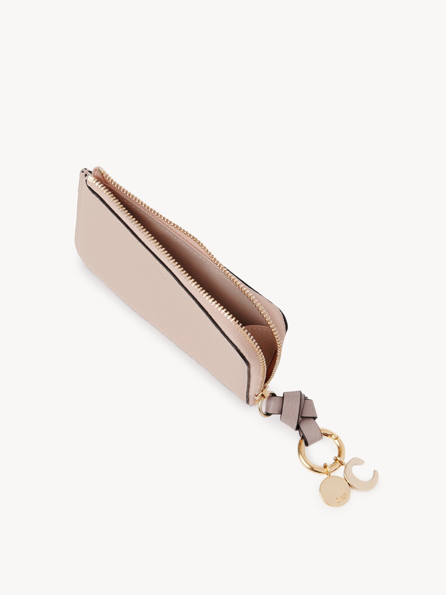 Cartera Alphabet de cuero granulado - 5