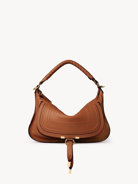 Bolso de hombro Marcie peque&ntilde;o de cuero suave