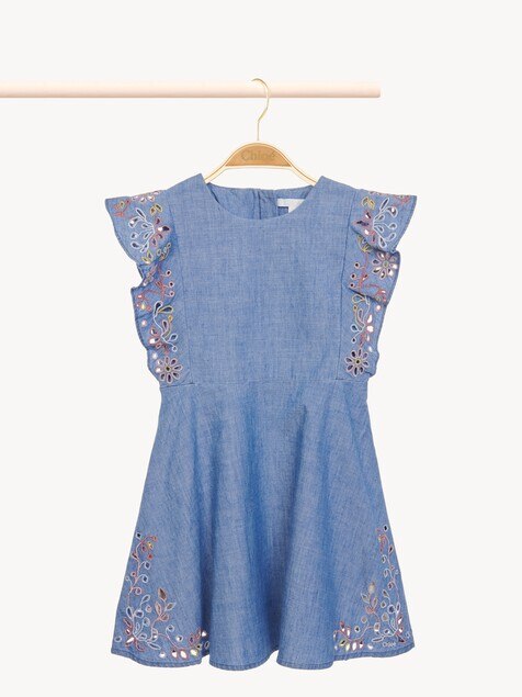 Vestido bordado para ni&ntilde;os