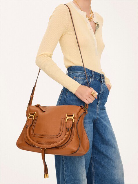 Marcie bag in grained leather