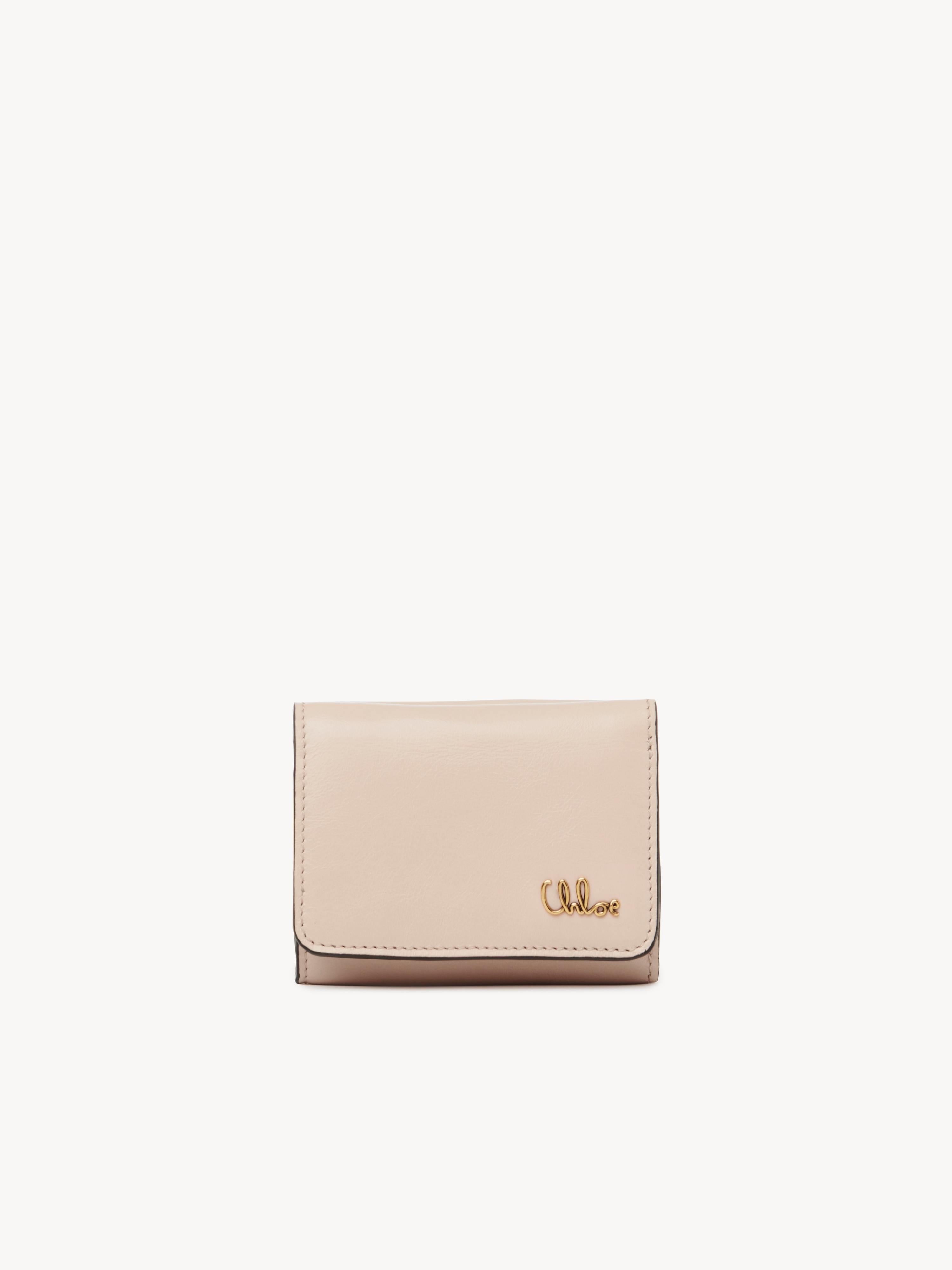 Chlo&eacute; Iconic card holder in shiny leather - NaN