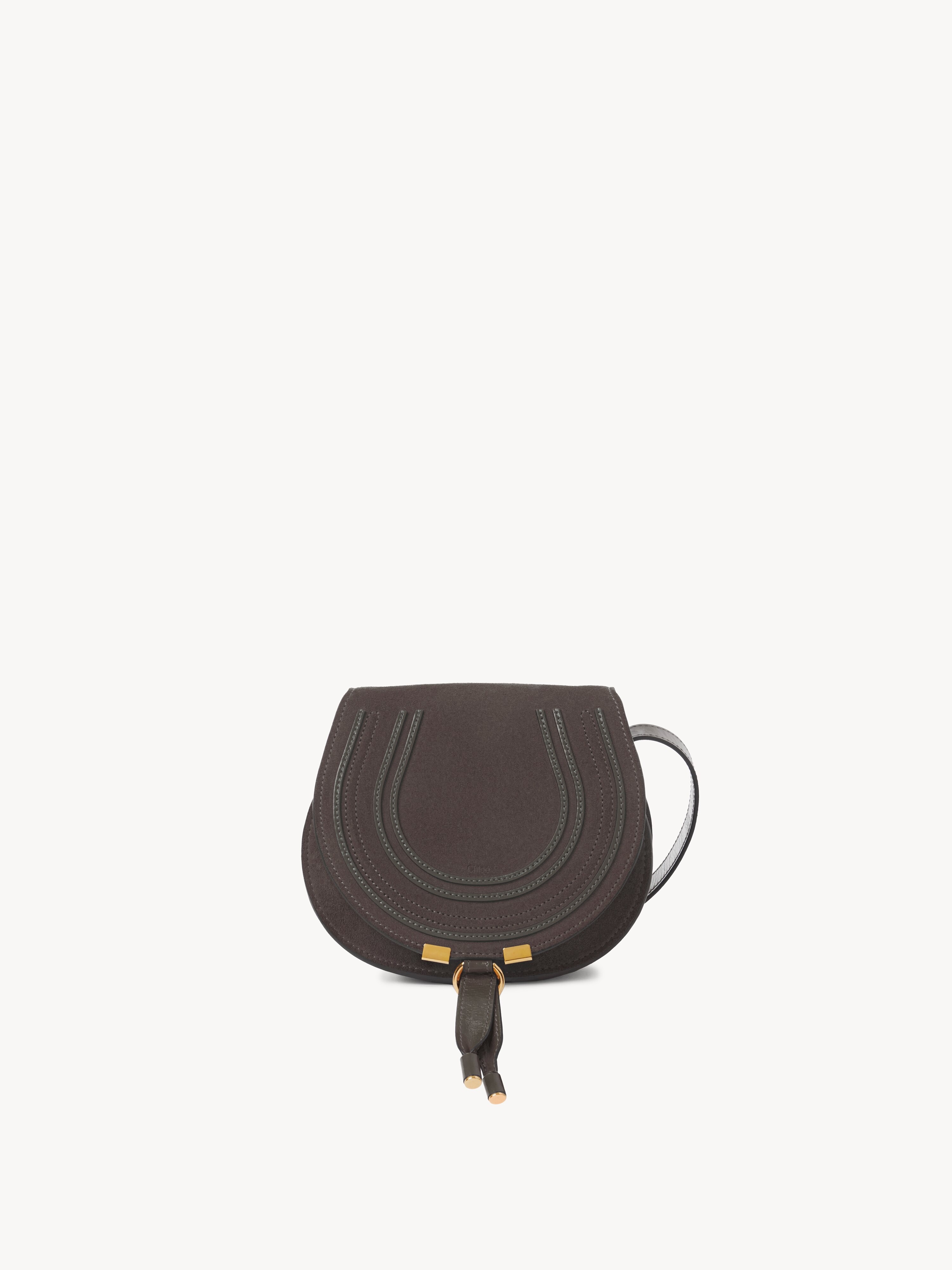 Marcie saddle bag in suede leather - NaN