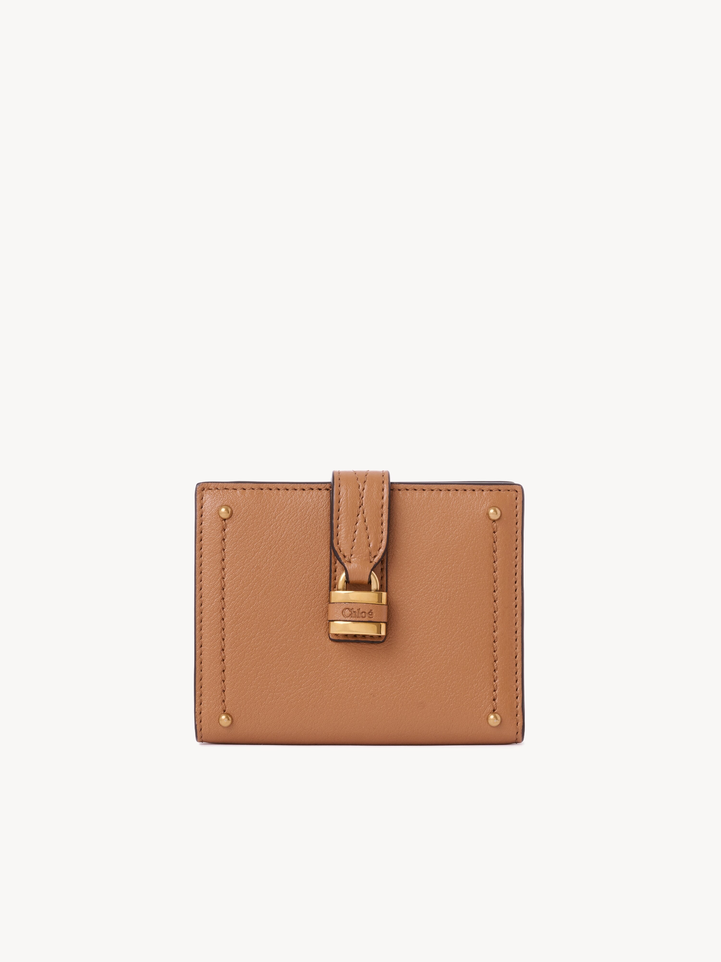 Small Paddington purse with card slots in grained leather - NaN