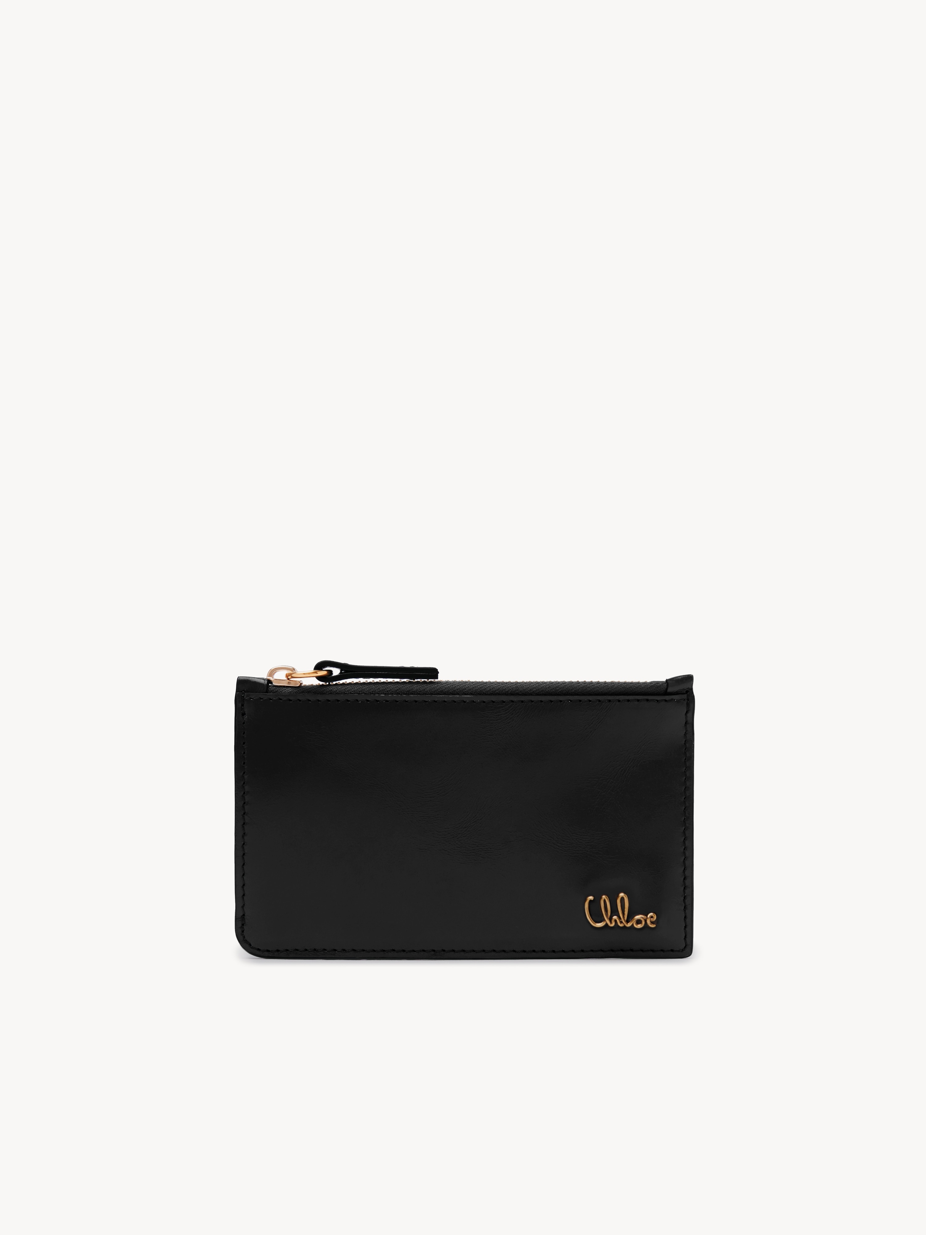 Mini Chlo&eacute; Iconic tri-fold in shiny leather - NaN