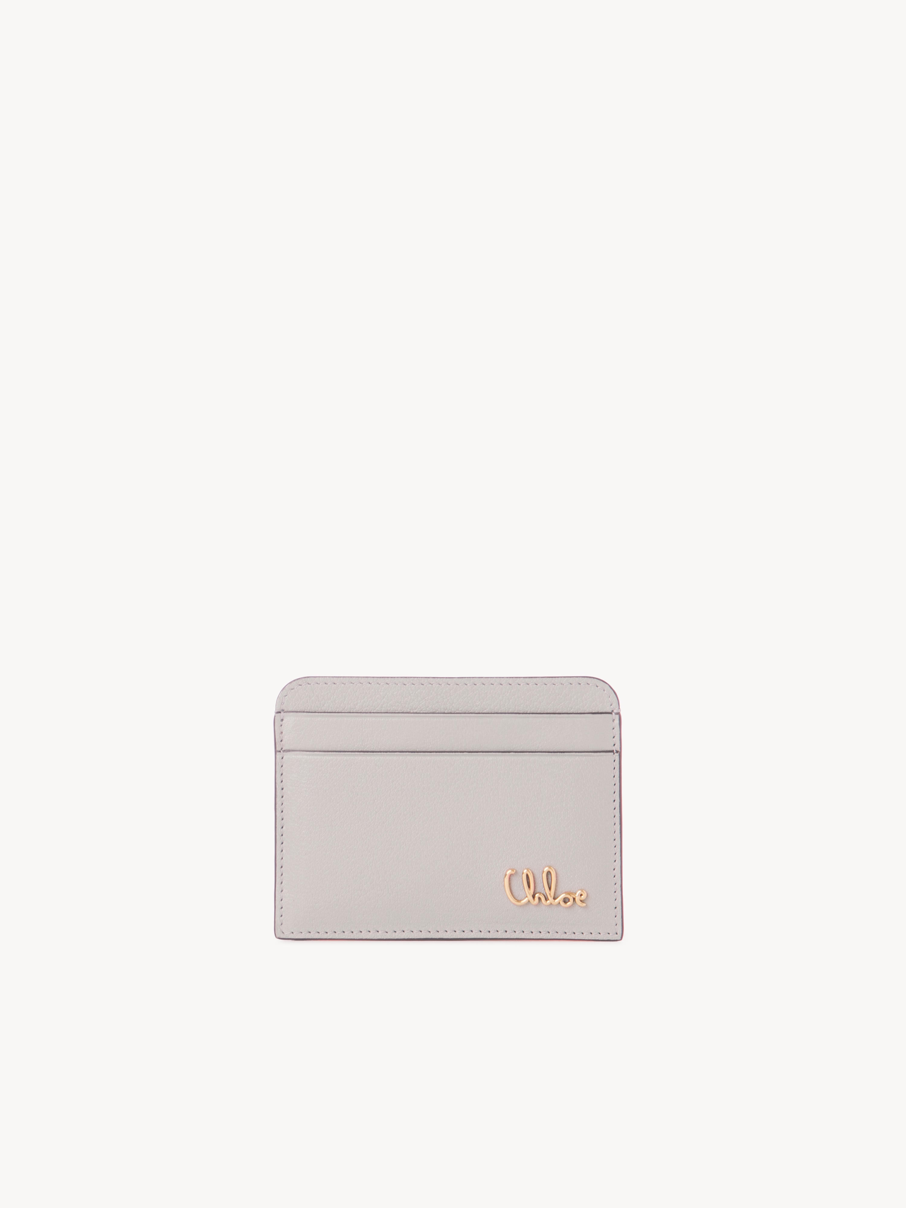 Small Chloé Iconic tri-fold with coin pocket in grained leather - NaN