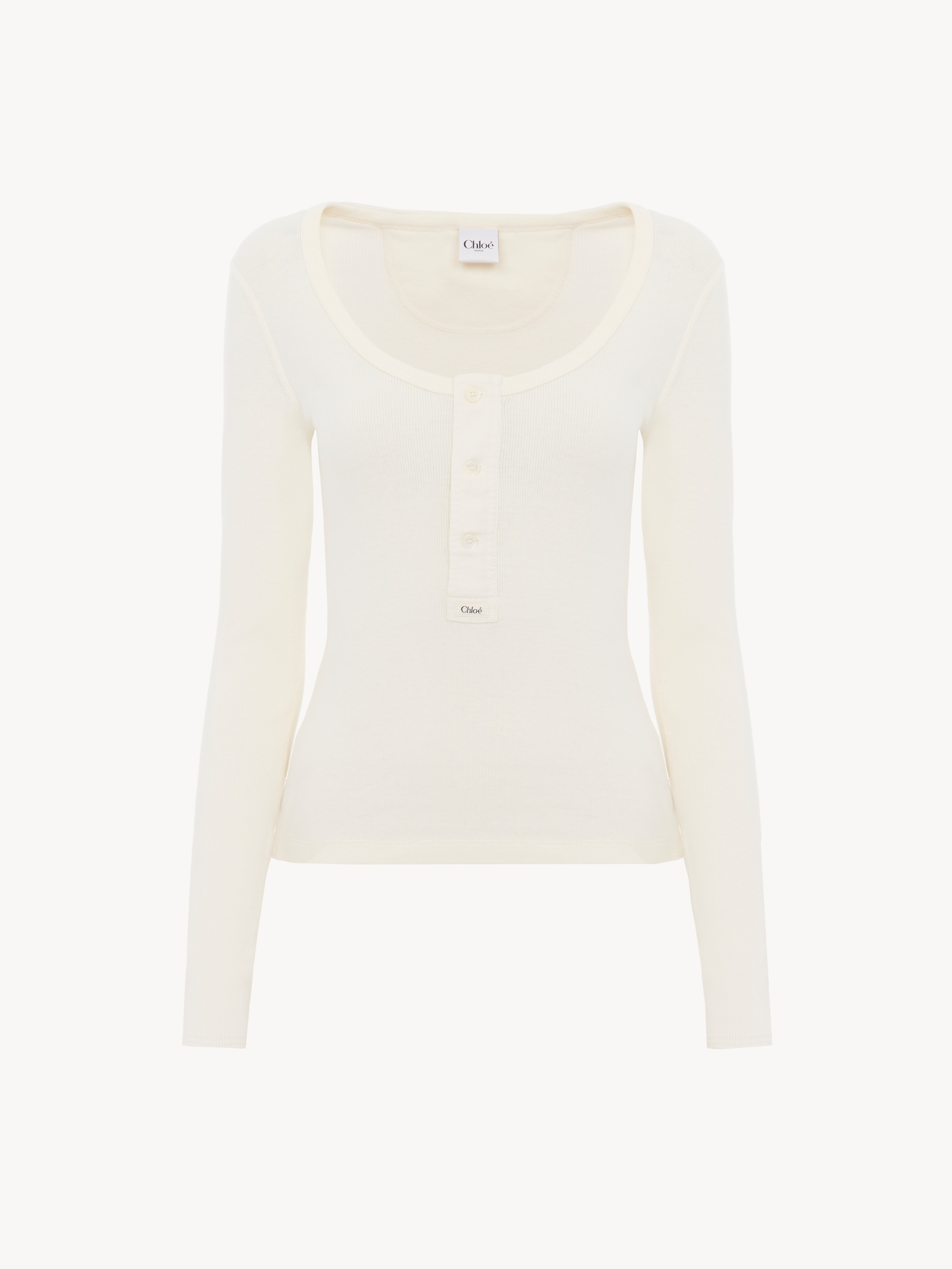 Cropped scoop-neck jacket in leather - NaN