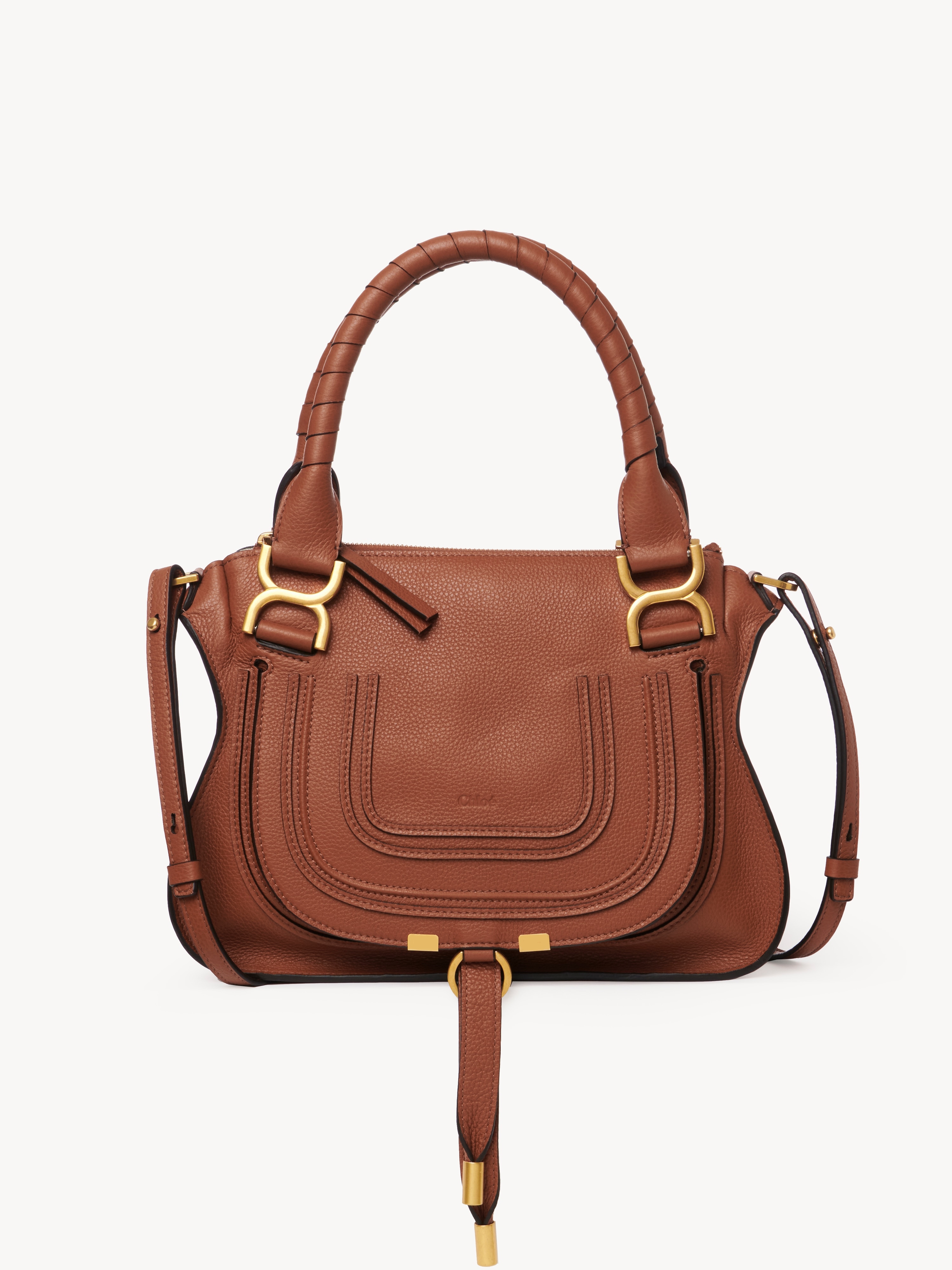 Bolso de hombro Marcie de cuero suave - NaN