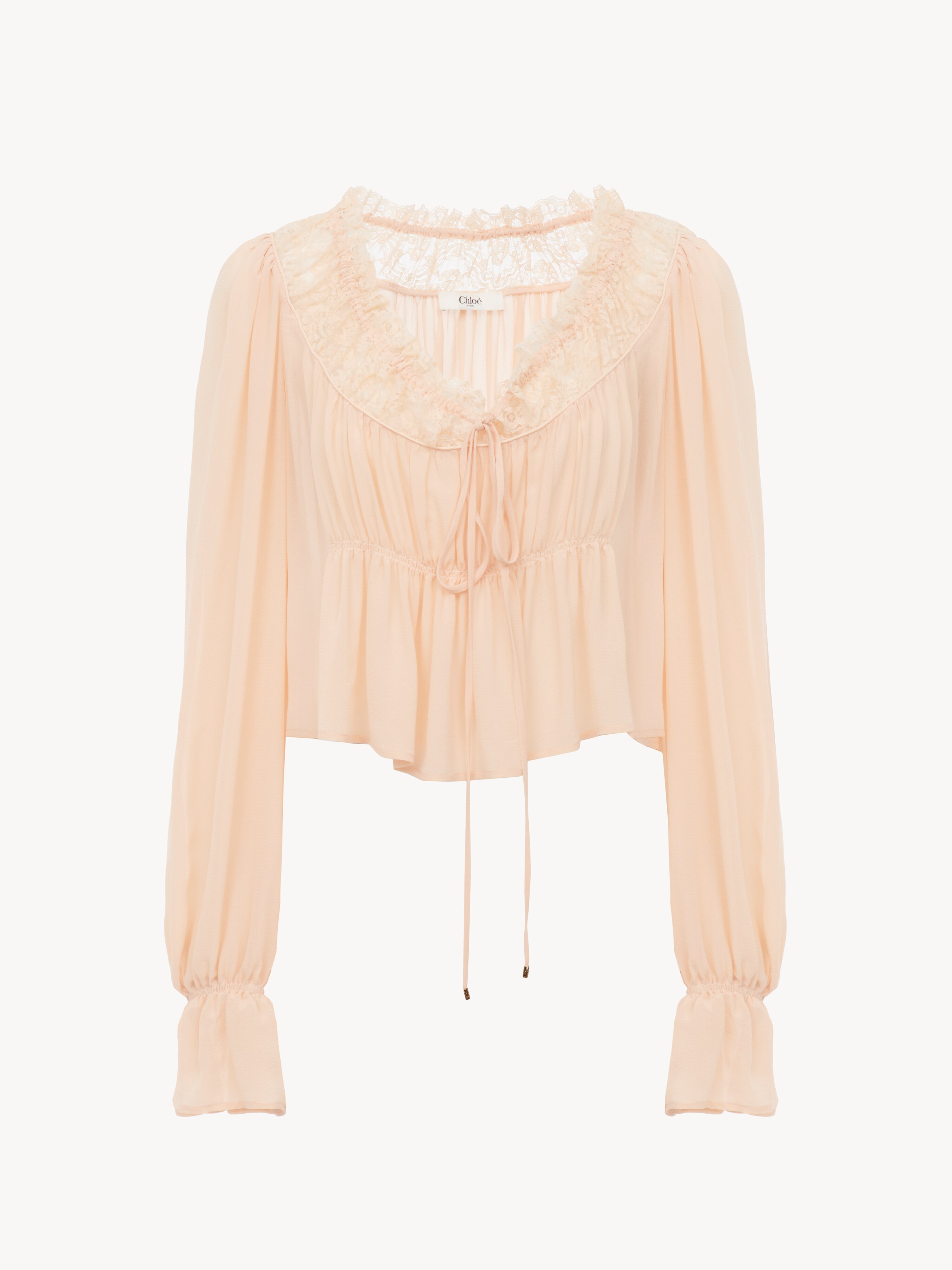 Cropped boxy jacket in leather - NaN