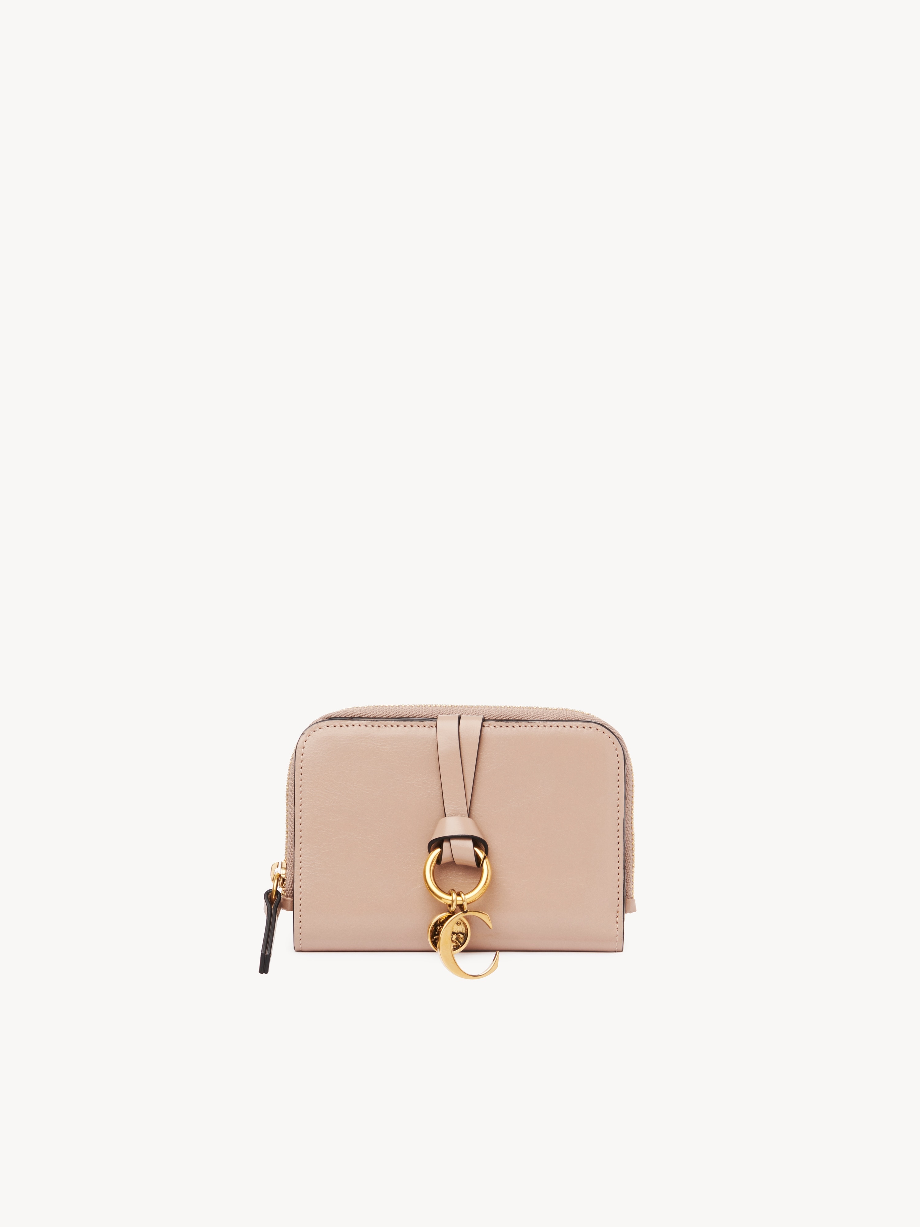 Alphabet wallet in shiny leather - NaN