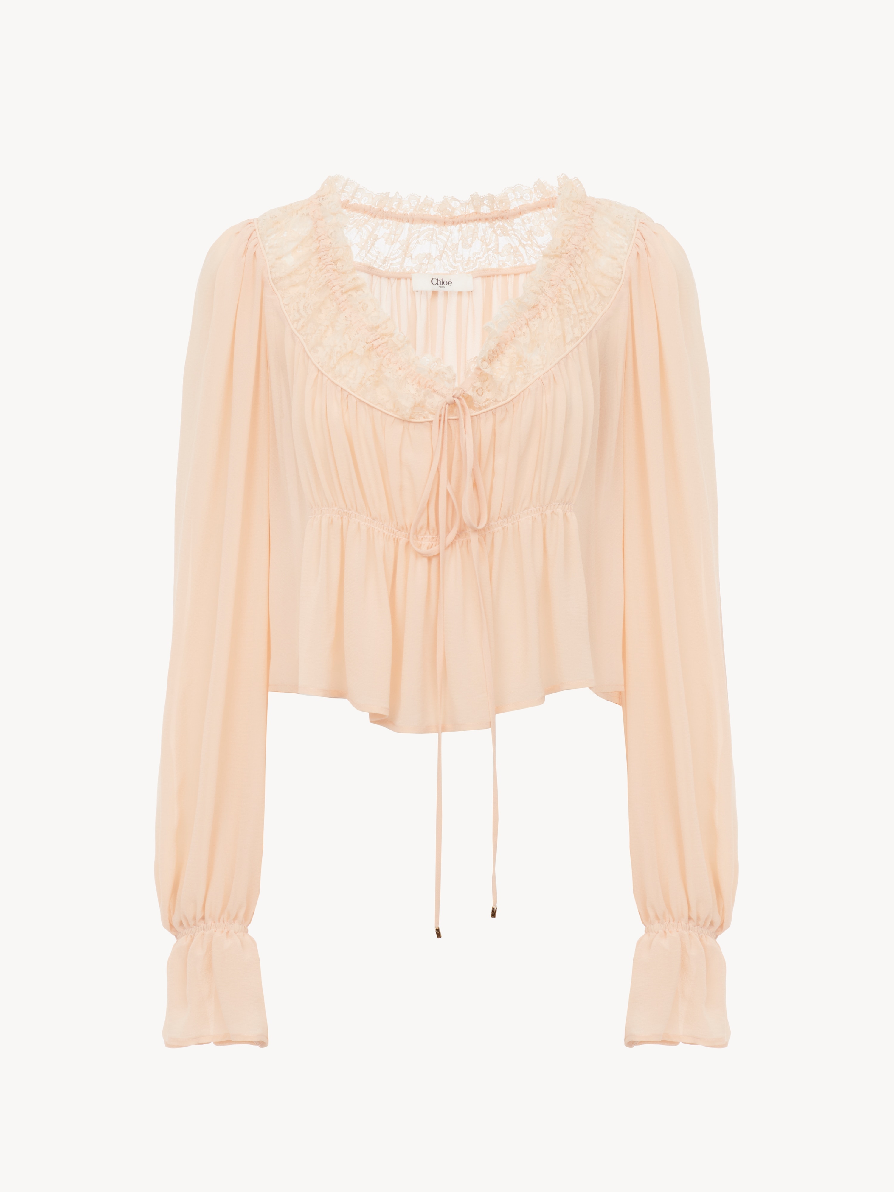 Cropped boxy jacket in leather - NaN