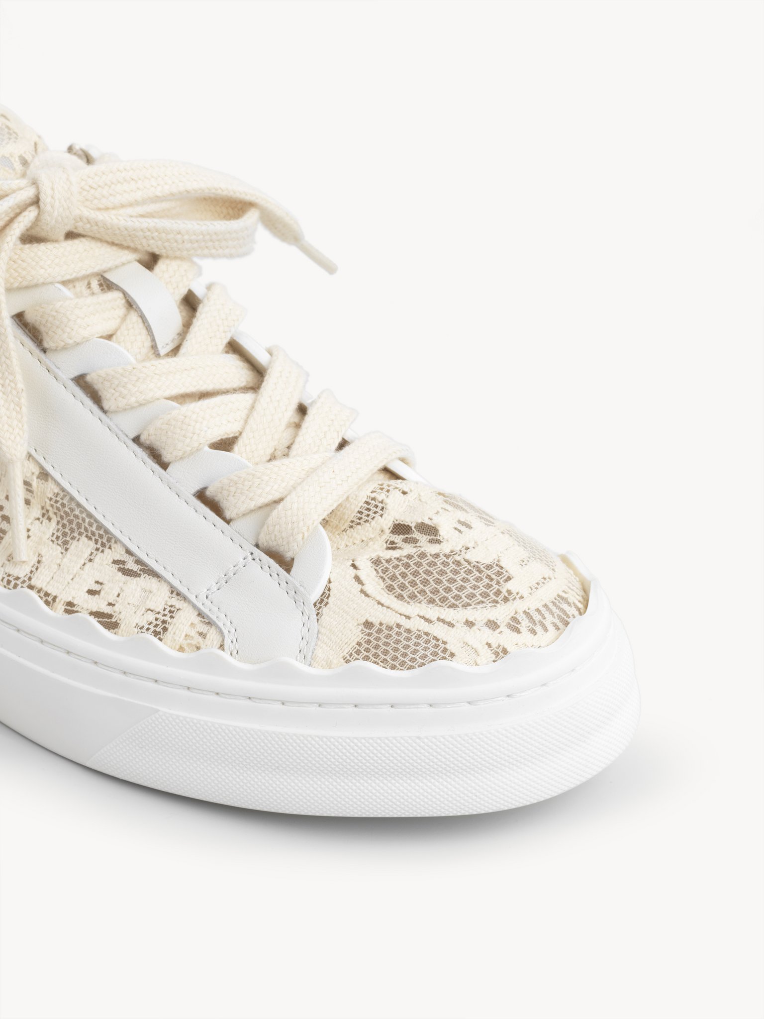 chloe lace sneakers