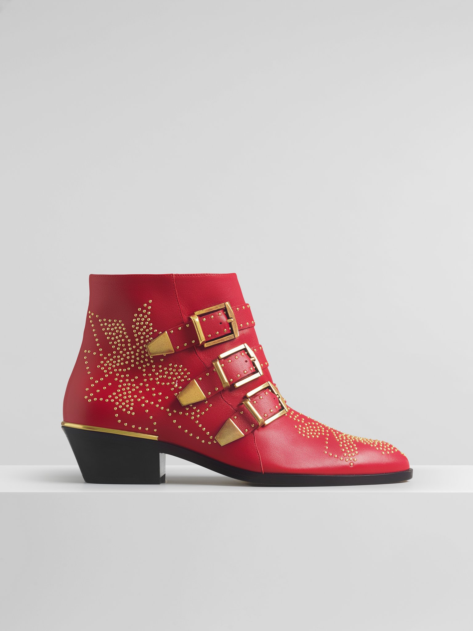 ankle snakeskin boots