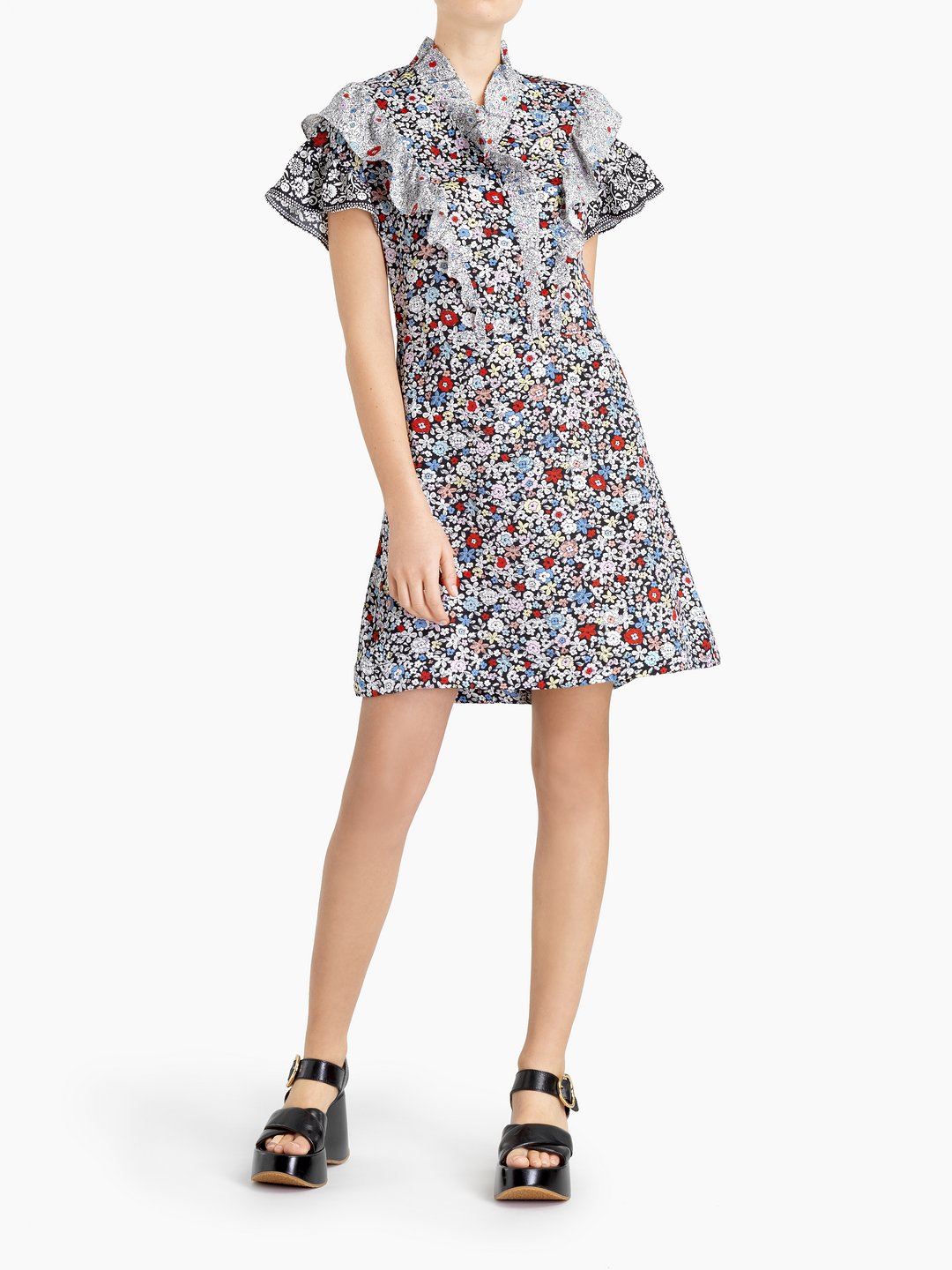 See By Chloé Floral Dress With Print ...