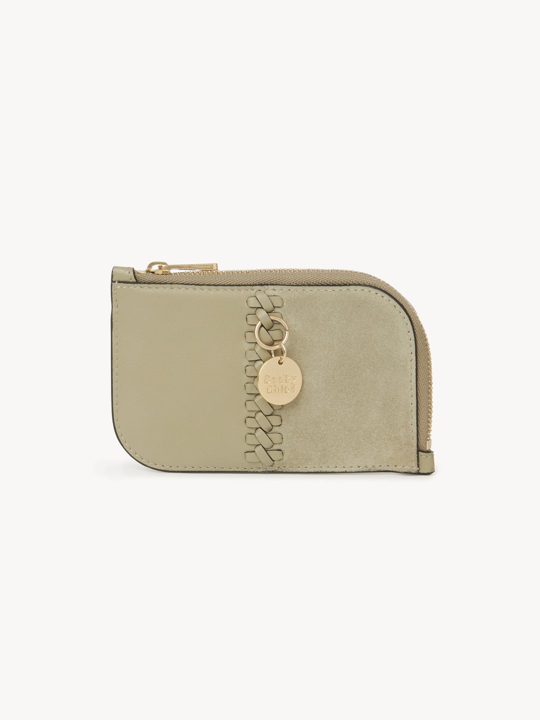 See By Chloé Pochette Porte-cartes Tilda Femme Vert Taille Onesize 100%  Cuir De Veau