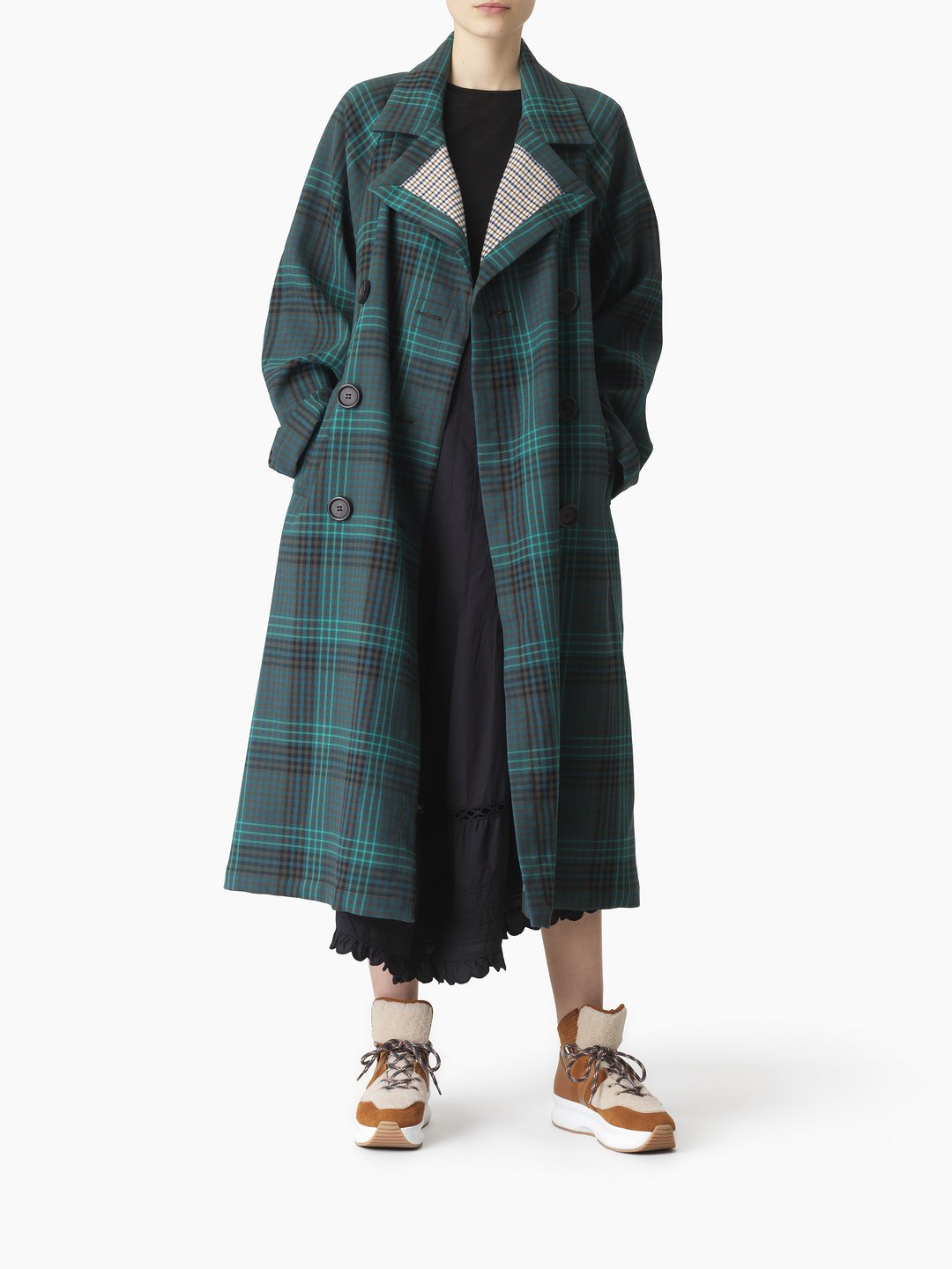 Checked Trench Coat | lupon.gov.ph