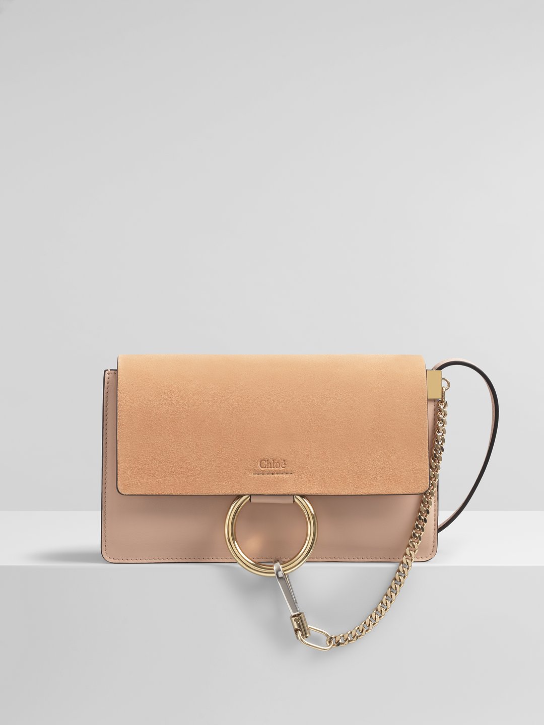 Chloe Mini Faye Suede Calfskin Leather Shoulder Bag