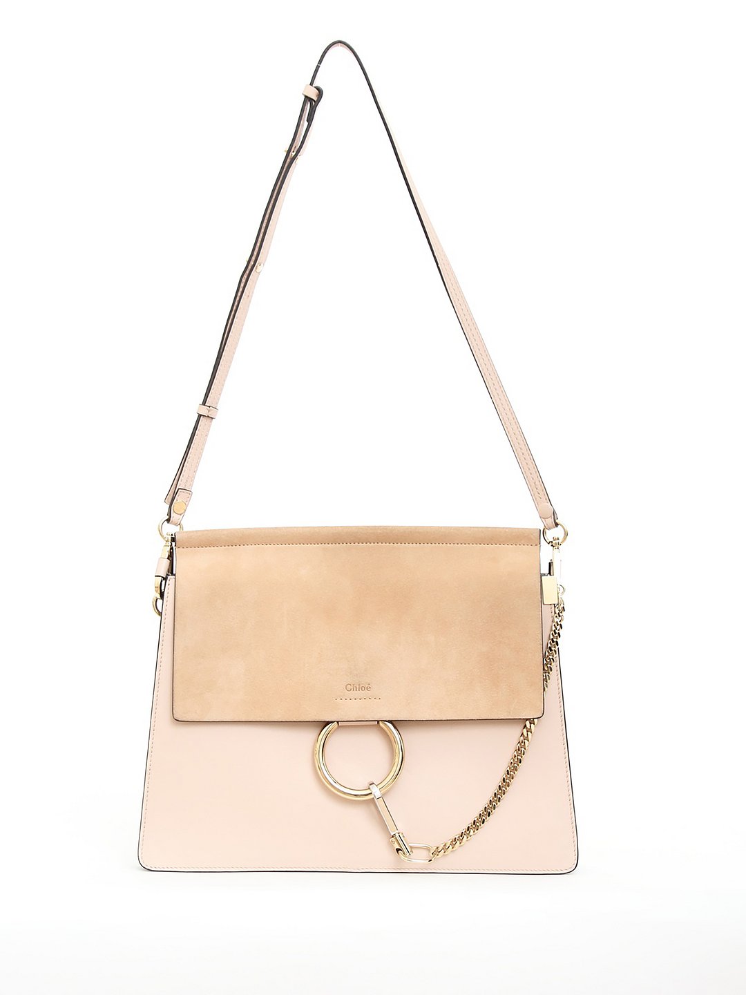 Chloe Faye Small Suede/Leather Shoulder Bag