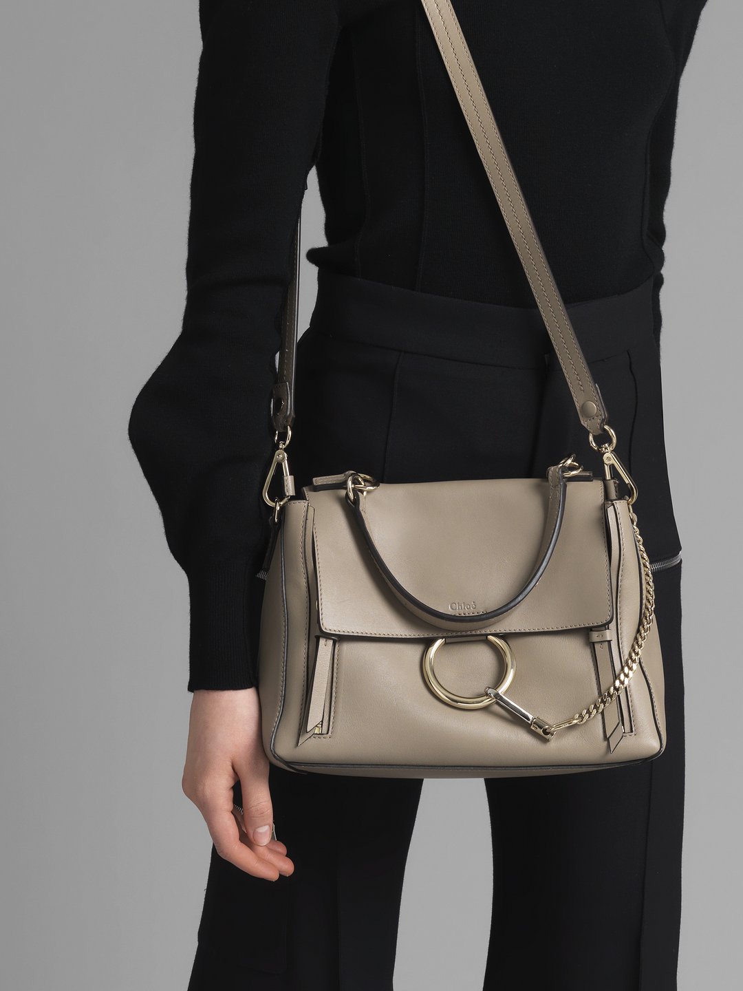 Chloé Chloe Faye Small Shoulder Bag in Motty Grey - $700 - From Emily