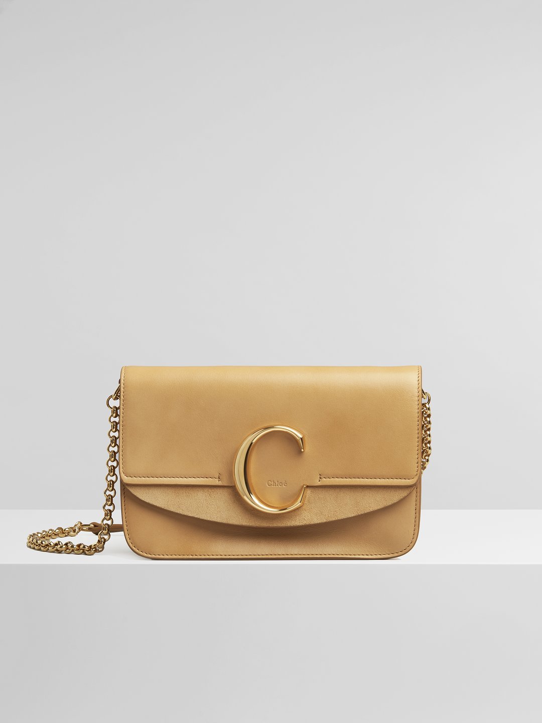 Chloé Chloé “C” Clutch With Chain