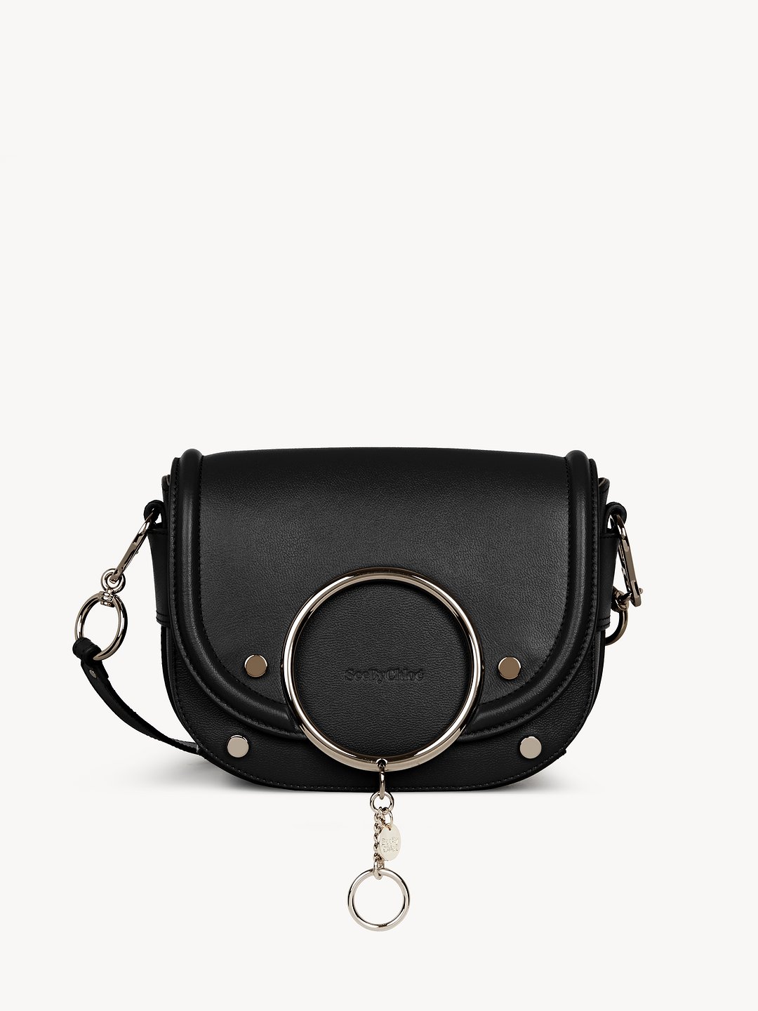 SEE BY CHLOÉ MARA MINI CROSSBODY BAG, Black Women's Cross-body Bags