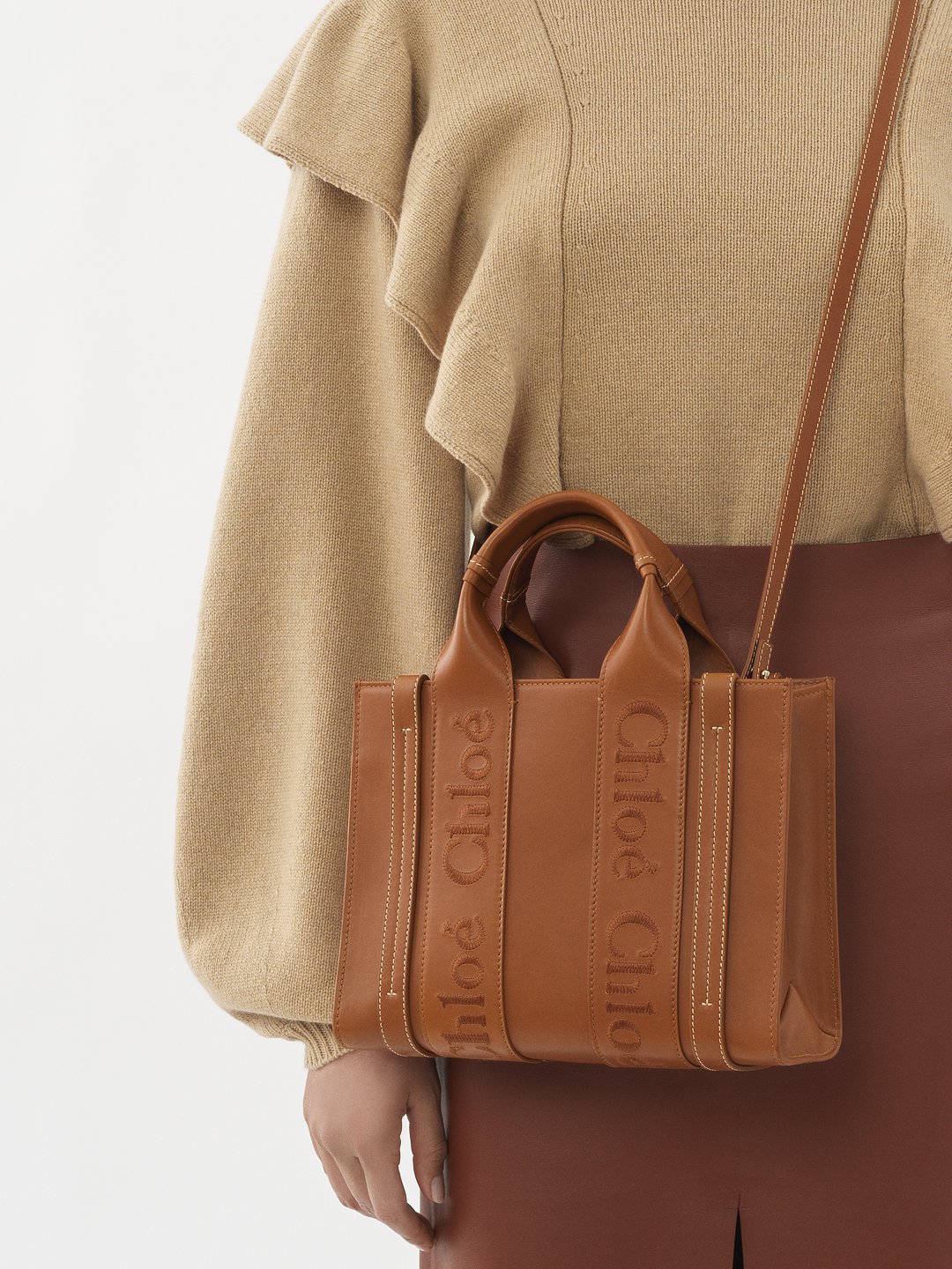 Chloé Woodyスモールトートバッグ | Chloé JP