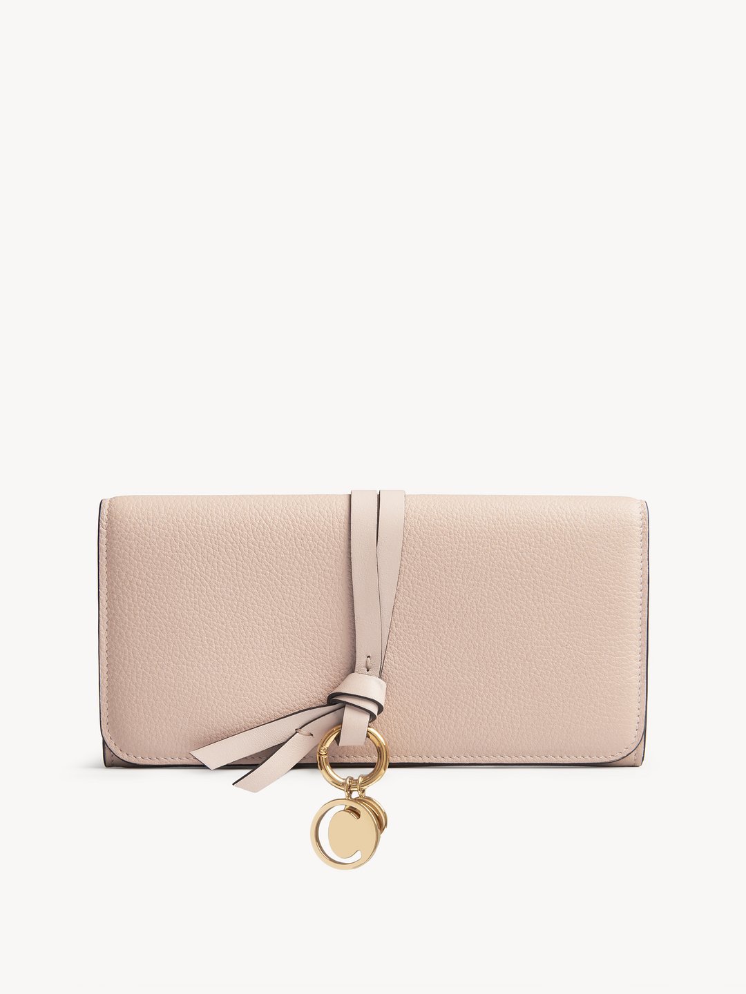 Chloe クロエ CHC18AP031H1Z24L 長財布（LONG WALLET WIT） 1点 ベージュ レザー BLUSH NUDE フラップ ウォレット ロゴ レディース AU1222C